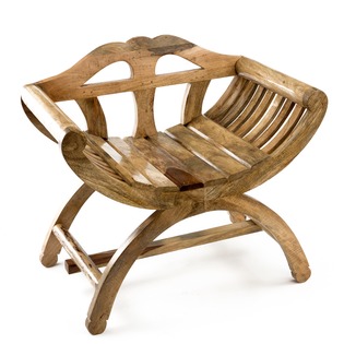 Acacia Wood Arm Chair