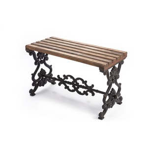 Wood and Iron Bench 