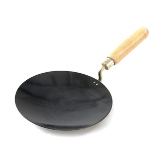 Iron Pan with Wood Handle