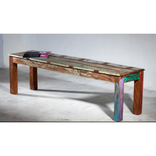 Wooden Painted Bench 