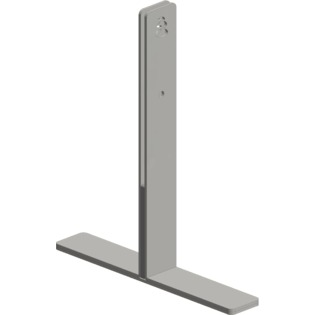 Free Standing Supports with Document Crossing 10cm Gap