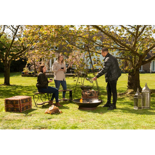 Iron Tripod Bowl Kadai Set