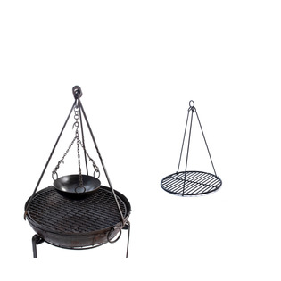Tripod and Bowl Set with Hanging Grill 