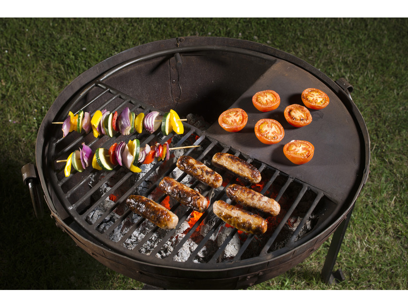 Iron half grill with Sheet
