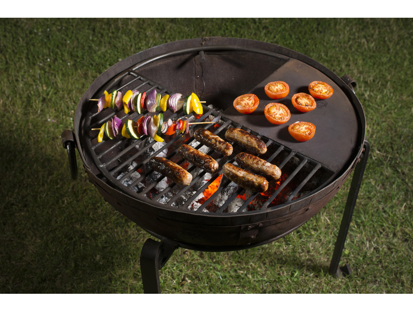 Iron half grill with Sheet