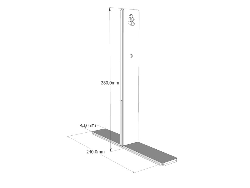  Free Standing Supports with Document Crossing Gap