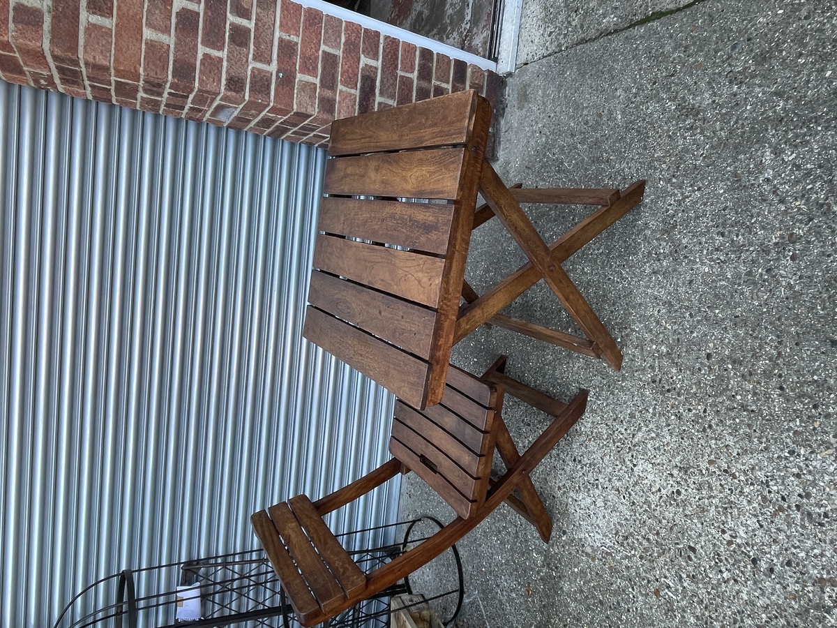 Wooden Folding Table Indian Fire Bowl Company